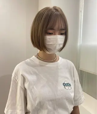 ショート ୨୧柔らかいカラー nozomi ୨୧のヘアスタイル