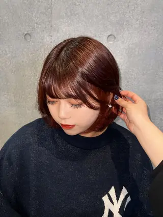 ショート morrow by suntown所属・💙AKANE ハイトーン特化💙のヘアスタイル