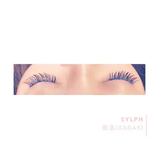 マツエク・マツパ シールエクステ/ ハイトーンカラーのヘアスタイル