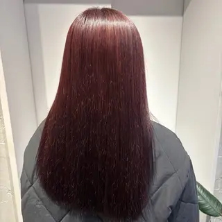 ロング カラー りあの🎀 /暖色カラー🍒のヘアスタイル