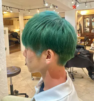 カラー メンズ スパイキー/ ピンパーマ/緑川雄也のヘアスタイル