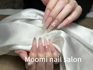 ロング Moomi あずりのネイルデザイン
