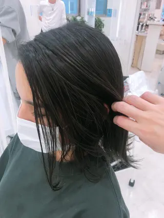 ミディアム カラー hair Freak所属・まつげ/艶髪 /SAYAKAのマツエク・マツパデザイン