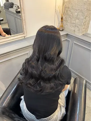 ロング カラー 関口 玲那のヘアスタイル