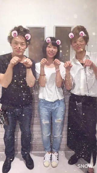 ショート ミディアム セミロング _WHITE高槻所属・_WHITE高槻店 yusukeのヘアスタイル