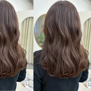 セミロング 名古屋駅【透明感 カラー】hinanoのヘアスタイル