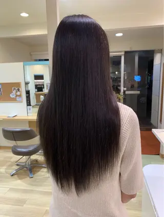 ロング カラー 🫧透明感 カラー/ うる艶髪/🎀みずきのヘアスタイル