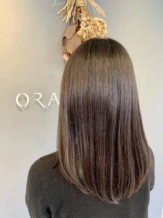 セミロング ORANGEPOP所属・🦋山内凪沙🦋 🦄サラサラ艶髪🦄のヘアスタイル