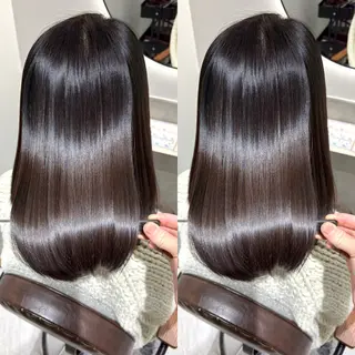 ミディアム 髪質改善・縮毛矯正 人気No.1💍本木のヘアスタイル