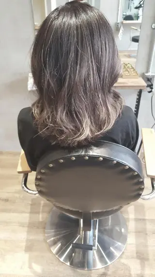 ミディアム カラー director永原 正敏のヘアスタイル