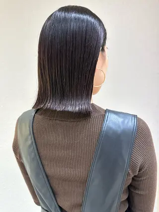 ミディアム 🩵縮毛矯正・ボブ 岩原朋也🩵のヘアスタイル