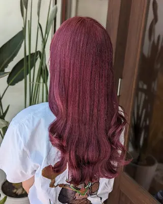 ロング カラー 髪質改善&白髪ぼかし カラー♡店長みやけ♡のヘアスタイル