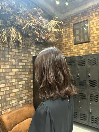 ミディアム カラー Sara newi 🎀透明感🎀のヘアスタイル