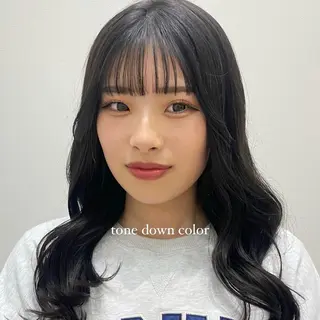 ロング カラー recipe 黒木 彩那のヘアスタイル