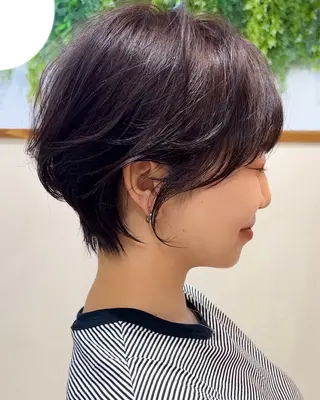 ショート カラー パーマ LucksiMie 銀座店所属・【韓国 レイヤー 髪質改善✨】かずのヘアスタイル