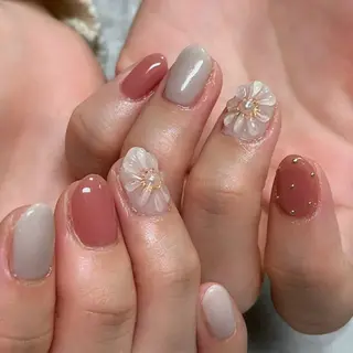 ネイル Protea きぬがわ らむのネイルデザイン