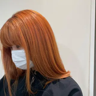 ミディアム アサト チヨノのヘアスタイル