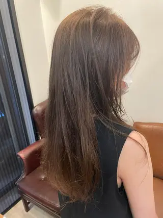 ロング カラー 畠山 渚のヘアスタイル