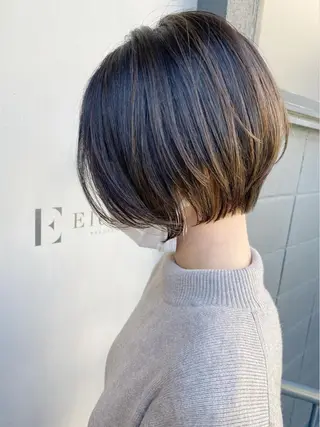 ショート ヘアリゾート粋　新宿三丁目本店所属・前地 麻衣のヘアスタイル