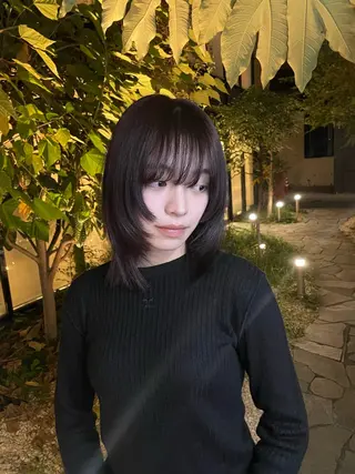 ミディアム カラー 🫧ハネエクステ Mitsuki🫧のヘアスタイル