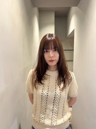 セミロング カラー ロエ平尾山荘所属・大人ショート/メンズ /平尾/薬院/綜一郎のヘアスタイル