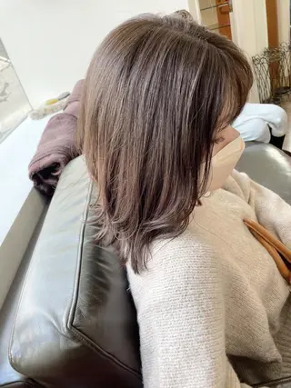 ミディアム カラー ブリーチなし/透明感 カラー🕊️坂入上総のヘアスタイル