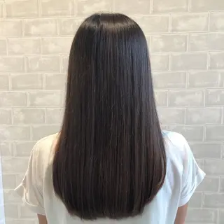 セミロング カラー パーマ 飯田 祥哉のヘアスタイル