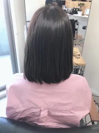 ミディアム カラー OFF YUYAのヘアスタイル