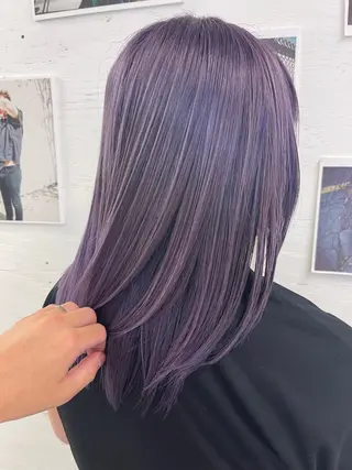 ミディアム カラー 篠崎 佑季のヘアスタイル