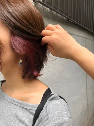 ショート シンタニナオト /梅田茶屋町のヘアスタイル