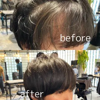 ショート KON.所属・山田 蓮のヘアスタイル