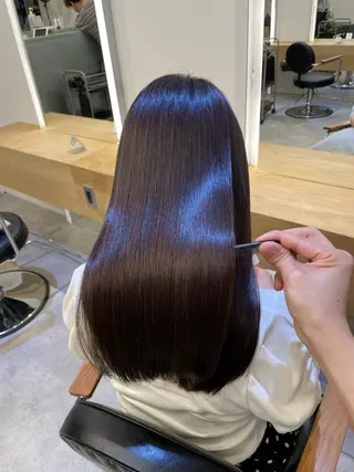 セミロング 💍美髪矯正💍 山田 涼也のヘアスタイル