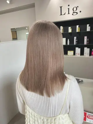 セミロング カラー 🫧【公式】 Lig.横浜🫧のヘアスタイル