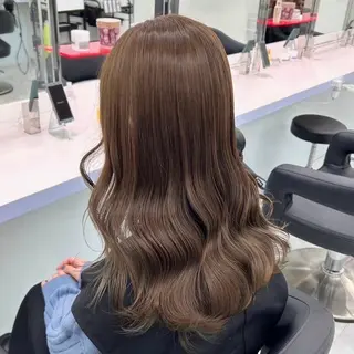 セミロング 🎀🧁ダメージレス 艶髪カラー🧁🎀のヘアスタイル