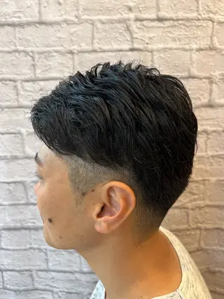 ミディアム 💈カット･ 顔剃り💈加仲凌也のヘアスタイル