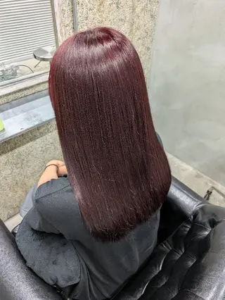 セミロング カラー 鳥取のなんでも美容師 松井たかゆきのヘアスタイル