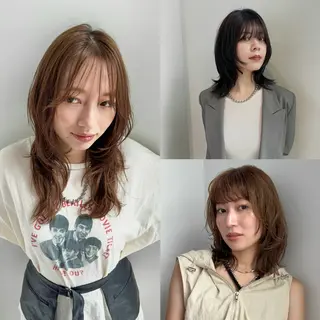 セミロング 門崎未依/レイヤー/ メンズカット🪿🌼のヘアスタイル