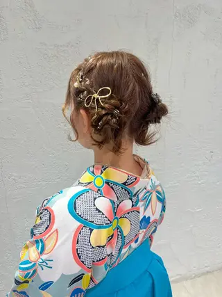 ロング ヘアアレンジ SALOWIN川崎WEST店所属・🌷川崎/アレンジ/ 暖色ボブ/コトネ🌷のヘアスタイル