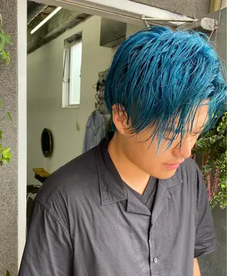 ショート カラー qiie/ワンカラー インナーカラーのヘアスタイル