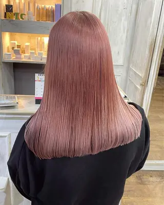 セミロング カラー 遠藤 拓馬のヘアスタイル