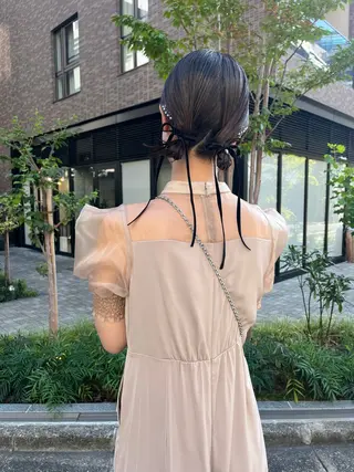 ショート ヘアアレンジ NOUN所属・eri kinjoのヘアスタイル