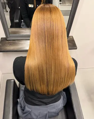 ロング カラー XYZ新宿所属・縮毛矯正/韓国 /店長/KANATOのヘアスタイル