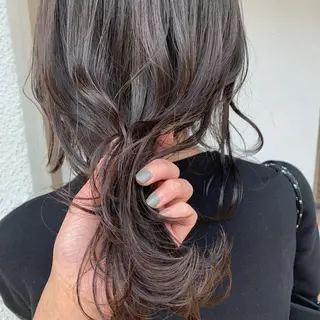 ミディアム カラー 中津/柔らかカラー/ ナガオ　イズミのヘアスタイル