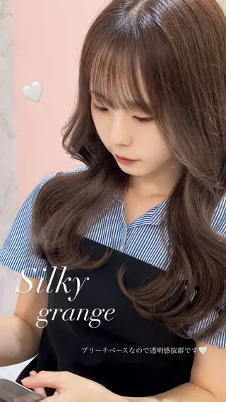 カラー Kaho🤍レイヤー ※女性限定のヘアスタイル