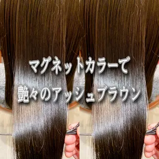 ミディアム カラー 縮毛矯正/髪質改善/ 石橋代智のヘアスタイル