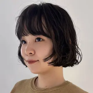 パーマ 池袋　似合わせカット ×パーマ　萩原 佑紀のヘアスタイル
