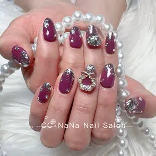 ネイル CC NaNa ワンホンネイル🌙Nのネイルデザイン