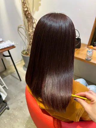 セミロング カラー Journey所属・政木 きららのヘアスタイル