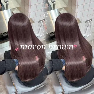 ロング カラー YUKINO🤍新宿 ワンホン・韓国ヘアのヘアスタイル