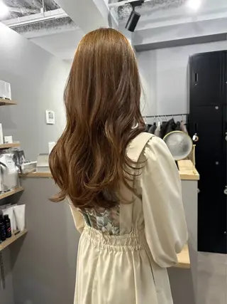 ロング カラー 🌬️attrait 髪質改善/個室サロンのヘアスタイル